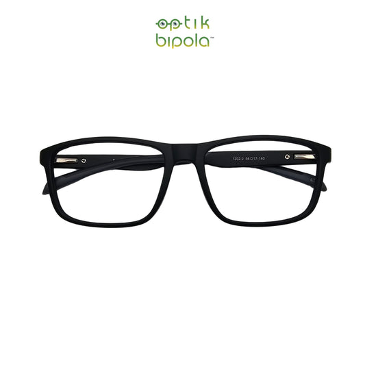 Frame Kacamata Reebok 1202-2 C.01 Black/Grey Pria