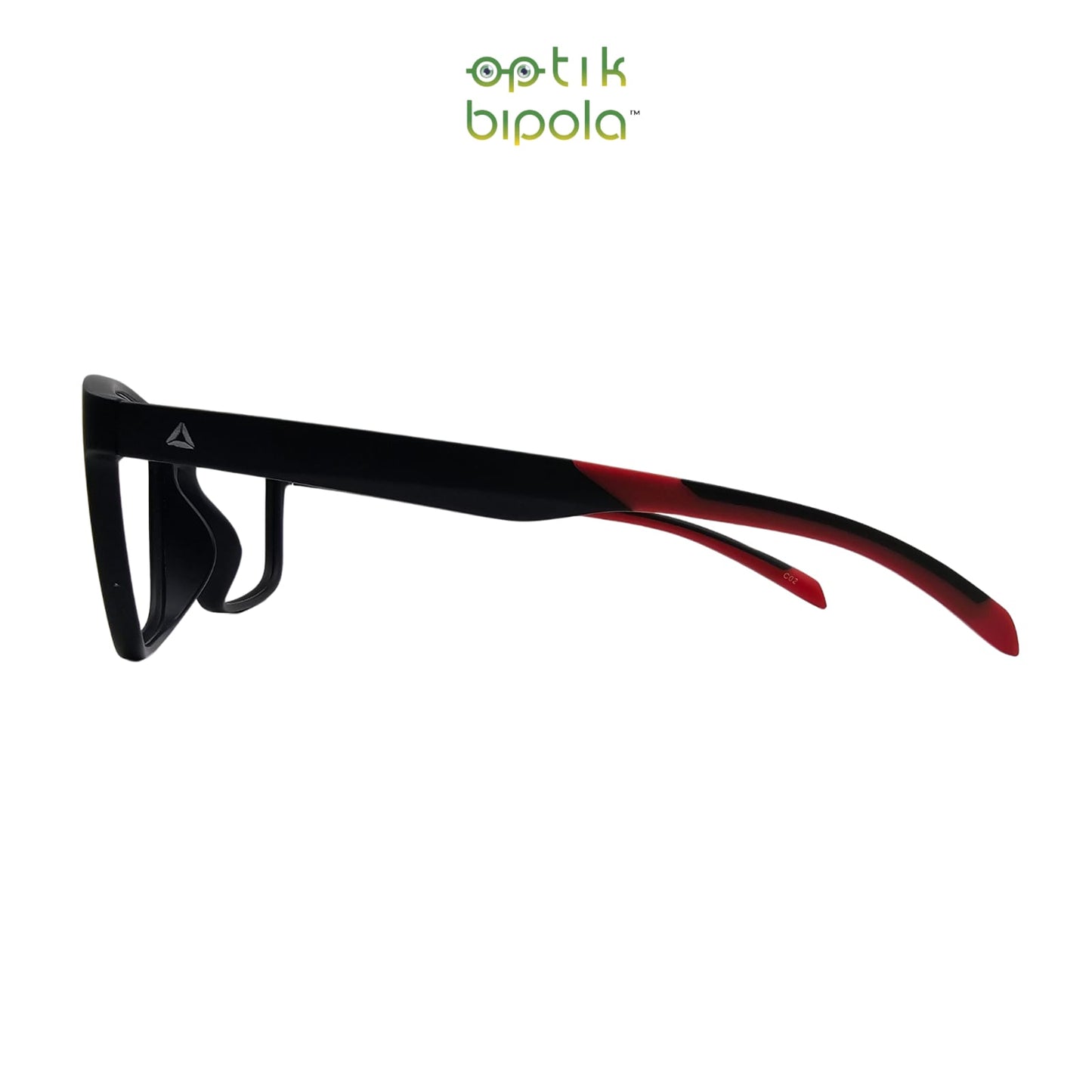 Frame Kacamata Reebok 1202-2 C.02 Black/Red Pria