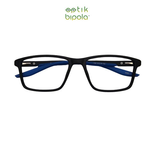 Frame Kacamata Reebok 1206 C.03 Black/Blue Pria