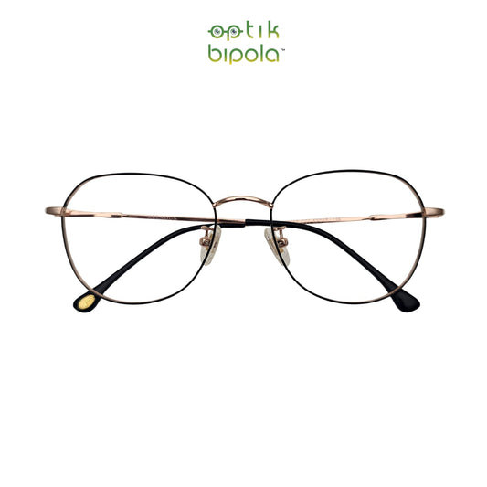 Frame Kacamata Keladun 19058 Wanita Black/Gold
