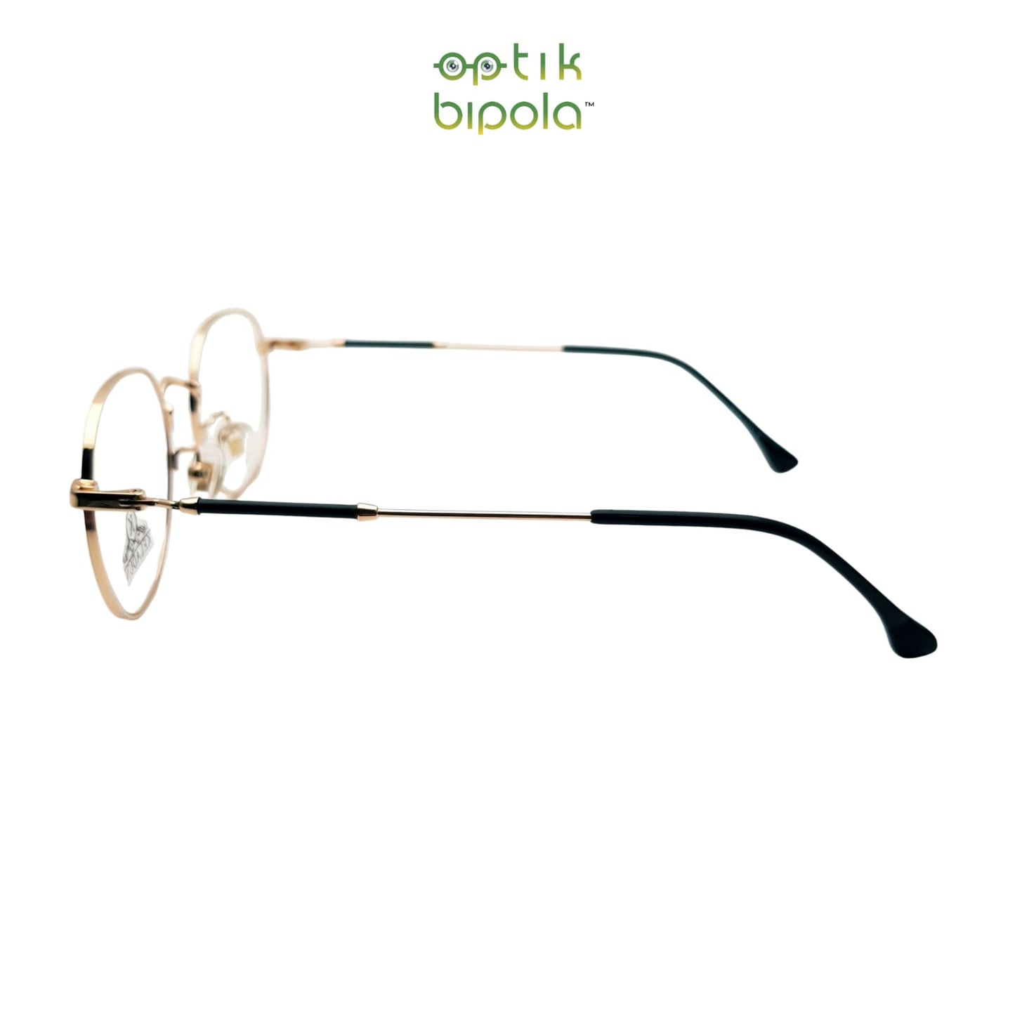 Frame Kacamata Keladun 19062 Unisex Pria Wanita Black/Gold