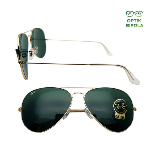 Sunglass RayBan Aviator Large Metal II 3026 G-15 Lens size 62