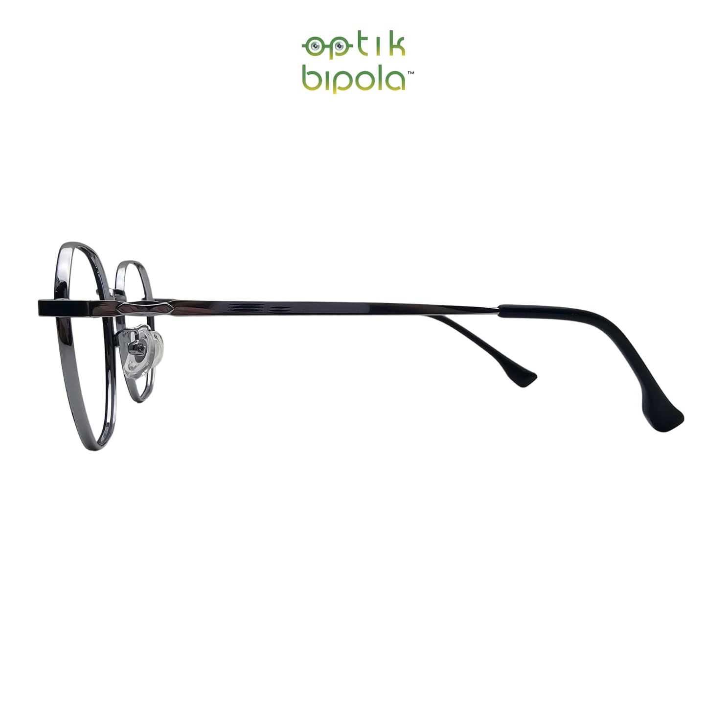 Frame Kacamata Insight 3030 Unisex Pria Wanita Black/Silver