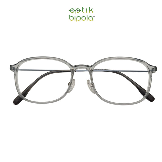 Frame Kacamata Marciano 6633 Unisex Pria Wanita Grey Transparent