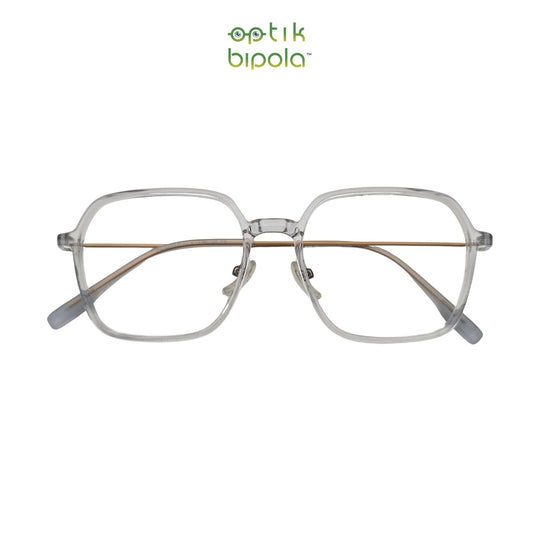 Frame Kacamata Marciano 6637 Unisex Pria Wanita Blue Transparent