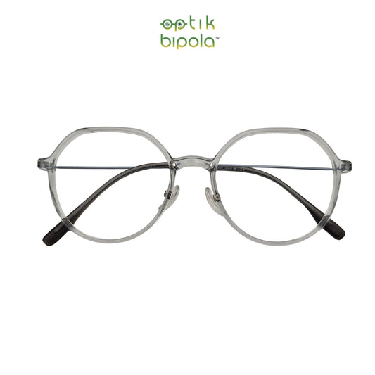 Frame Kacamata Marciano 6638 Unisex Pria Wanita Grey Transparent