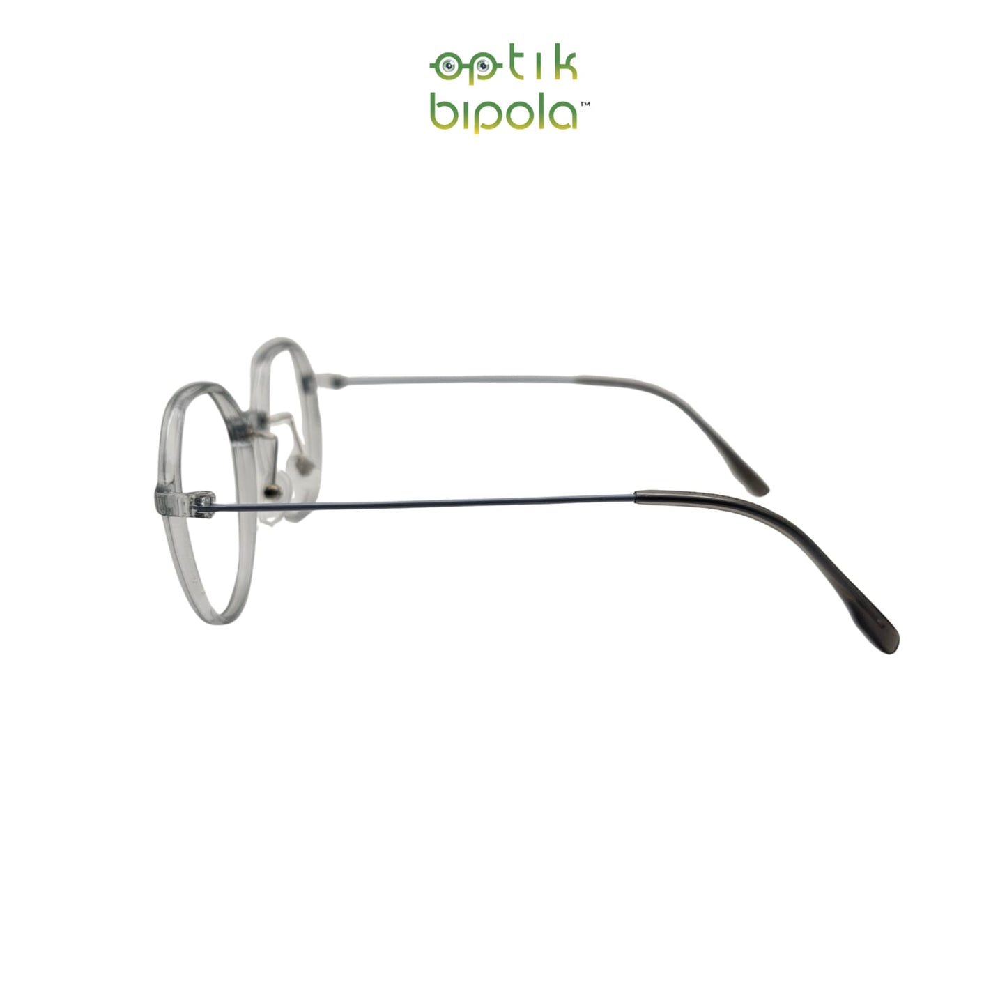Frame Kacamata Marciano 6638 Unisex Pria Wanita Grey Transparent