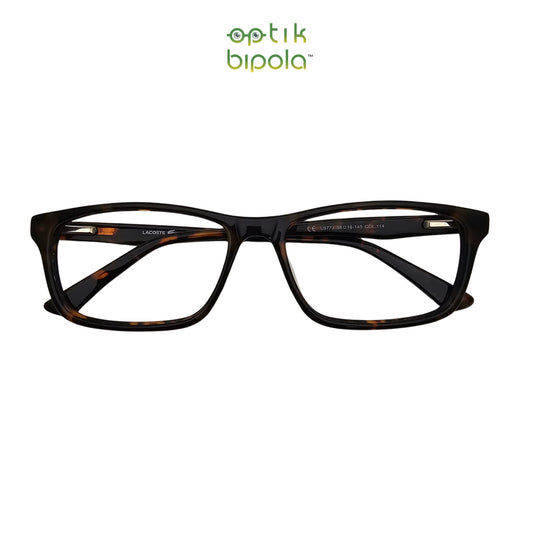 Frame Kacamata Lacoste 773 Tortoise Unisex Pria/Wanita