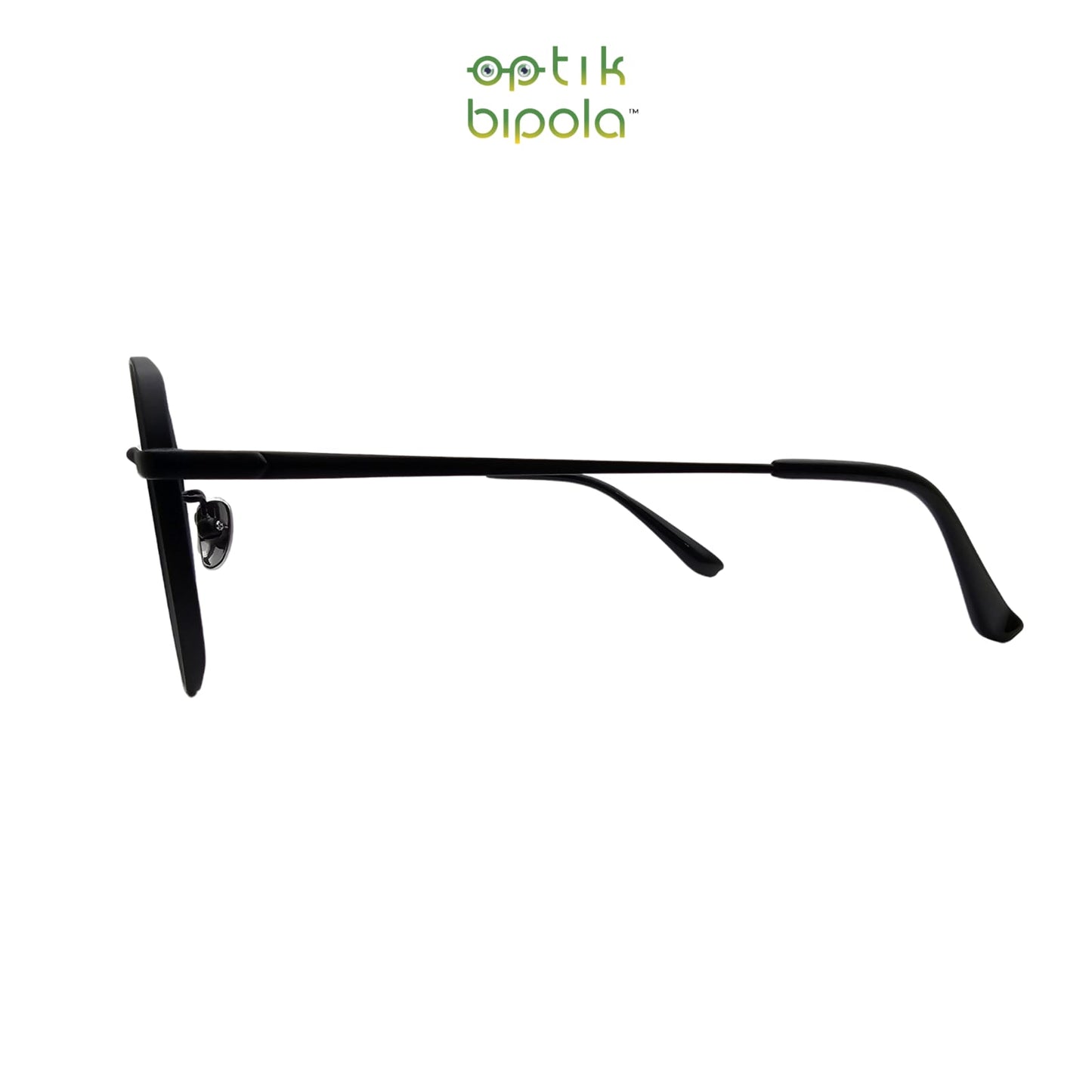 Frame Kacamata Diamond Hexagonal : Autograph 8859 C.4 Black Titanium Unisex Pria Wanita