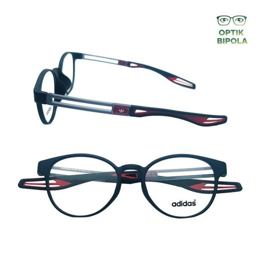 Frame Kacamata Sport Adidas 66 Unisex Pria Wanita Black/Red