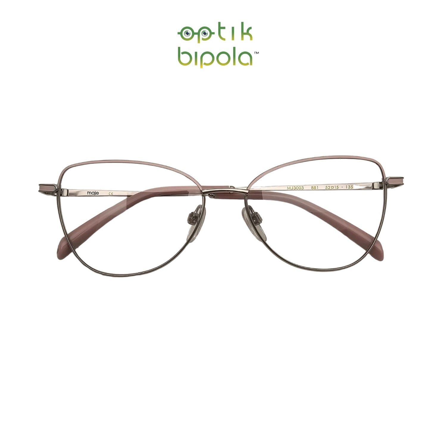Frame Kacamata Original Maje MJ3003 Wanita Pink Matte